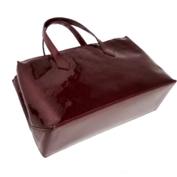 Louis Vuitton Wilshire PM Monogram Vernis in Amarante with COA - Picture 6 of 13